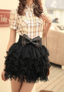 Fusta tutu neagra