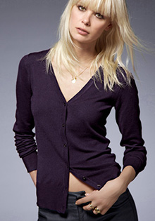 Cardigan violet la 3 Suisses Cardigan violet la 3 Suisses