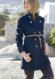 Paltoane military: Albastru Paltoane military: Albastru