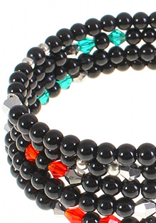 Bratara handmade Pretty Pretties black