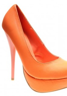 Pantofi primavara 2012: portocaliu