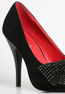 Pantofi primavara 2012: Rosu-negru