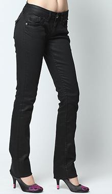 Jeans negru Monica Kaporal5