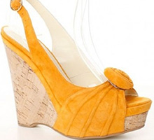 Sandale portocalii Sunny