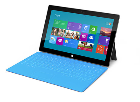 Microsoft Surface blue