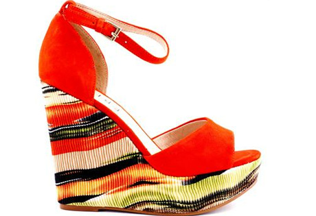 Sandale cu talpa multicolora